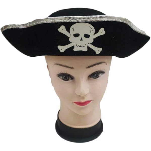 Buy Skeleteen Faux Leather Pirate Hat - Brown Distressed Leather